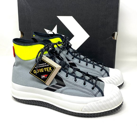 CONVERSE Men's Size 11 169360C Bosey VC GTX High Top Grey Black Canvas Sneakers - Picture 5 of 10